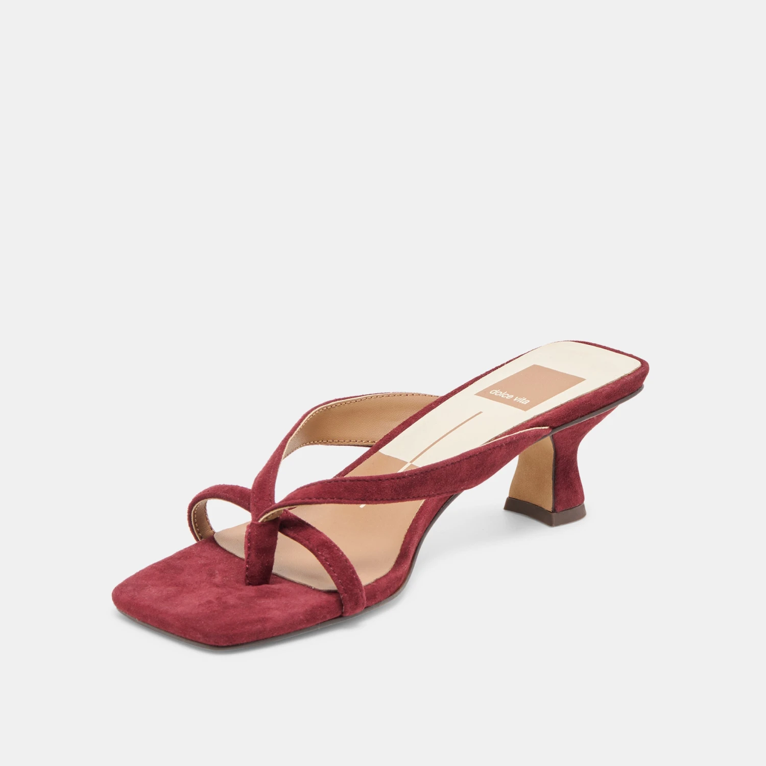 BREVEL HEELS OXBLOOD SUEDE(Brevel Heels Oxblood Suede) 4 BREVEL HEELS OXBLOOD SUEDE(Brevel Heels Oxblood Suede) - Image 4