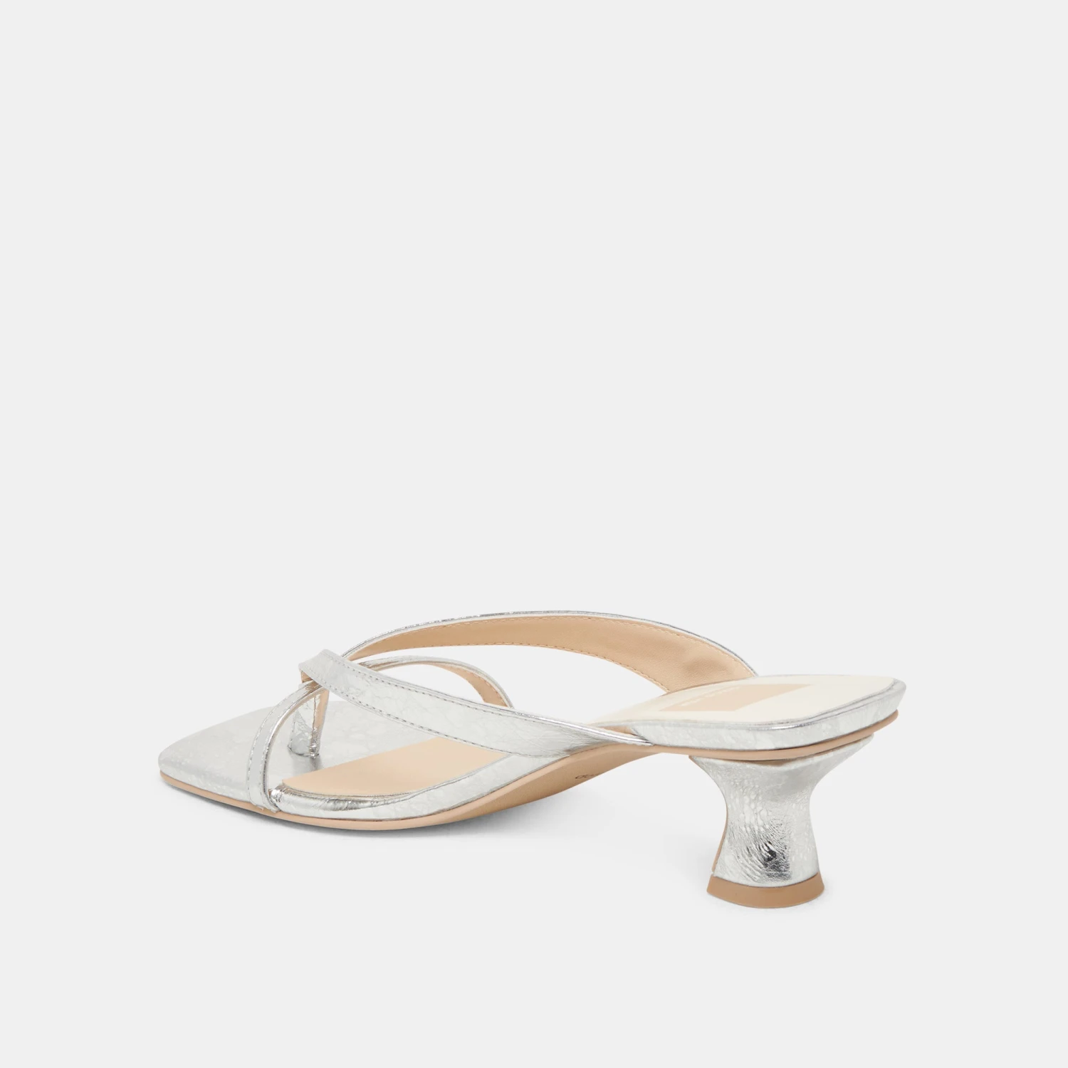 BREVEL HEELS SILVER DISTRESSED LEATHER(Brevel Heels Silver Distressed Leather) 6 BREVEL HEELS SILVER DISTRESSED LEATHER(Brevel Heels Silver Distressed Leather) - Image 6