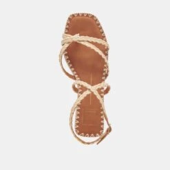 BRINN SANDALS LT NATURAL RAFFIA(Brinn Sandals Lt Natural Raffia) -Dolce Vita Shop DOLCEVITA HEELS BRINN LTNATURALRAFFIA 06