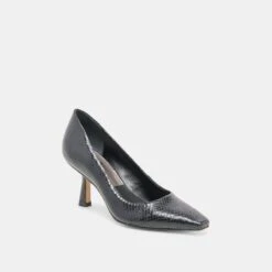 BRIONA HEELS ONYX EMBOSSED LEATHER(Briona Heels Onyx Embossed Leather) 14 BRIONA HEELS ONYX EMBOSSED LEATHER(Briona Heels Onyx Embossed Leather) -Dolce Vita Shop DOLCEVITA HEELS BRIONA ONYX EMBOSSED LEATHER 01