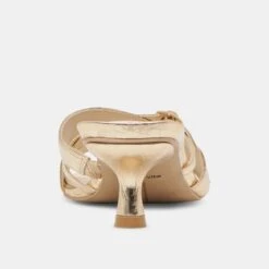 BRYANT HEELS GOLD DISTRESSED LEATHER(Bryant Heels Gold Distressed Leather) -Dolce Vita Shop DOLCEVITA HEELS BRYANT GOLDDISTRESSEDLEATHER 05