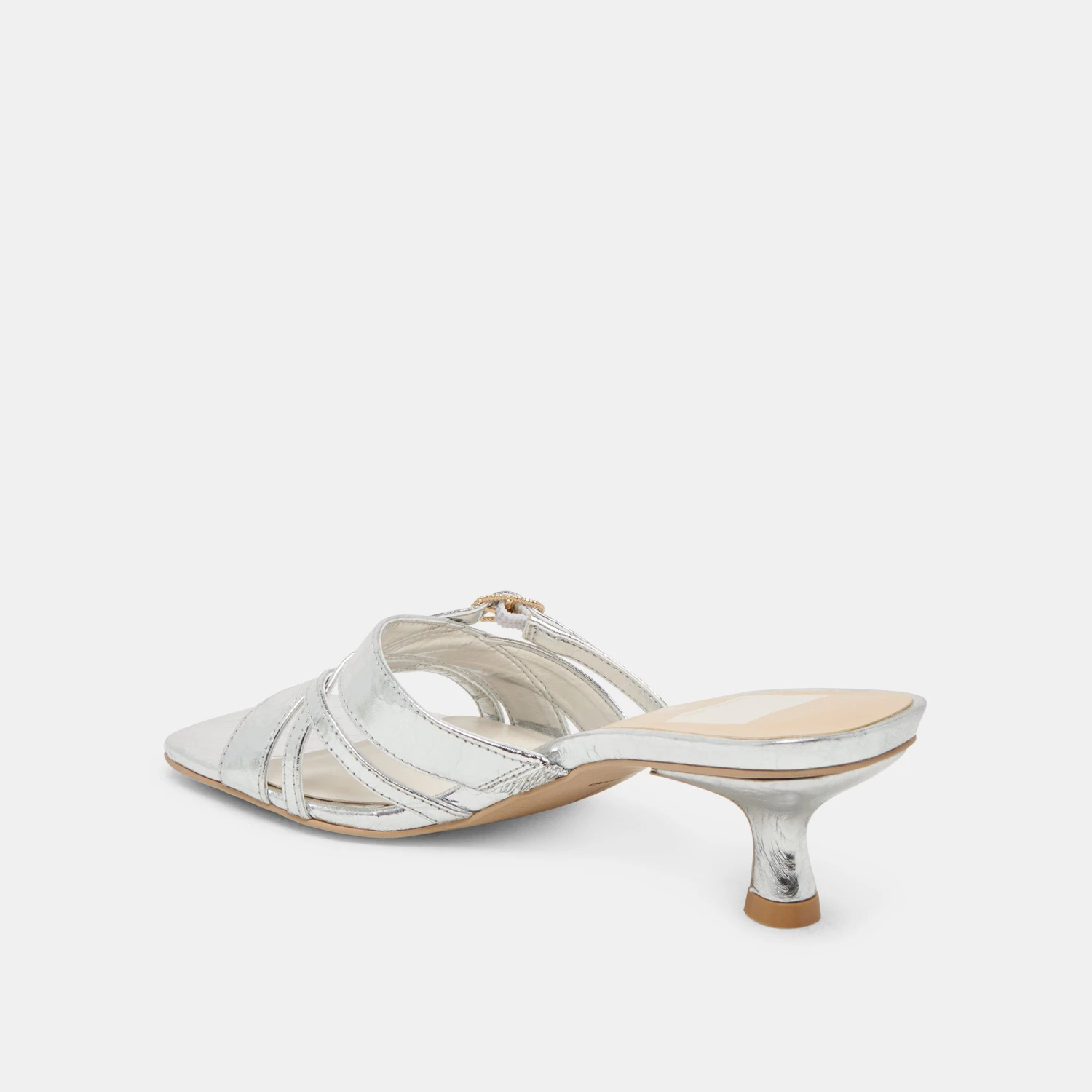 BRYANT HEELS SILVER DISTRESSED LEATHER(Bryant Heels Silver Distressed Leather) 5 BRYANT HEELS SILVER DISTRESSED LEATHER(Bryant Heels Silver Distressed Leather) - Image 5