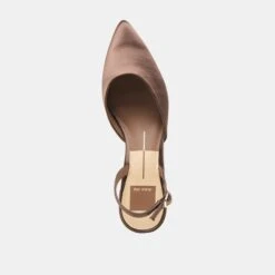 CAREL HEELS DK BROWN SATIN(Carel Heels Dk Brown Satin) -Dolce Vita Shop DOLCEVITA HEELS CAREL DKBROWN SATIN 06