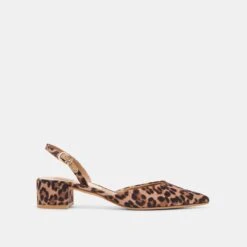 CAREL HEELS DK LEOPARD SATIN(Carel Heels Dk Leopard Satin)
