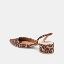 CAREL HEELS DK LEOPARD SATIN(Carel Heels Dk Leopard Satin) -Dolce Vita Shop DOLCEVITA HEELS CAREL DKLEOPARDSATIN 08