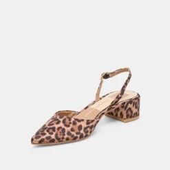 CAREL HEELS DK LEOPARD SATIN(Carel Heels Dk Leopard Satin) -Dolce Vita Shop DOLCEVITA HEELS CAREL DKLEOPARDSATIN 09