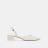 CAREL HEELS TRUE WHITE SATIN(Carel Heels True White Satin)