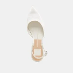 CAREL HEELS TRUE WHITE SATIN(Carel Heels True White Satin) -Dolce Vita Shop DOLCEVITA HEELS CAREL TRUEWHITESATIN 06