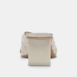 Dolce Vita CARLAN HEELS OFF WHITE SILK(Carlan Heels Off White Silk) -Dolce Vita Shop DOLCEVITA HEELS CARLAN OFFWHITESILK 05