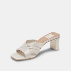 Dolce Vita CARLAN HEELS OFF WHITE SILK(Carlan Heels Off White Silk) -Dolce Vita Shop DOLCEVITA HEELS CARLAN OFFWHITESILK 09