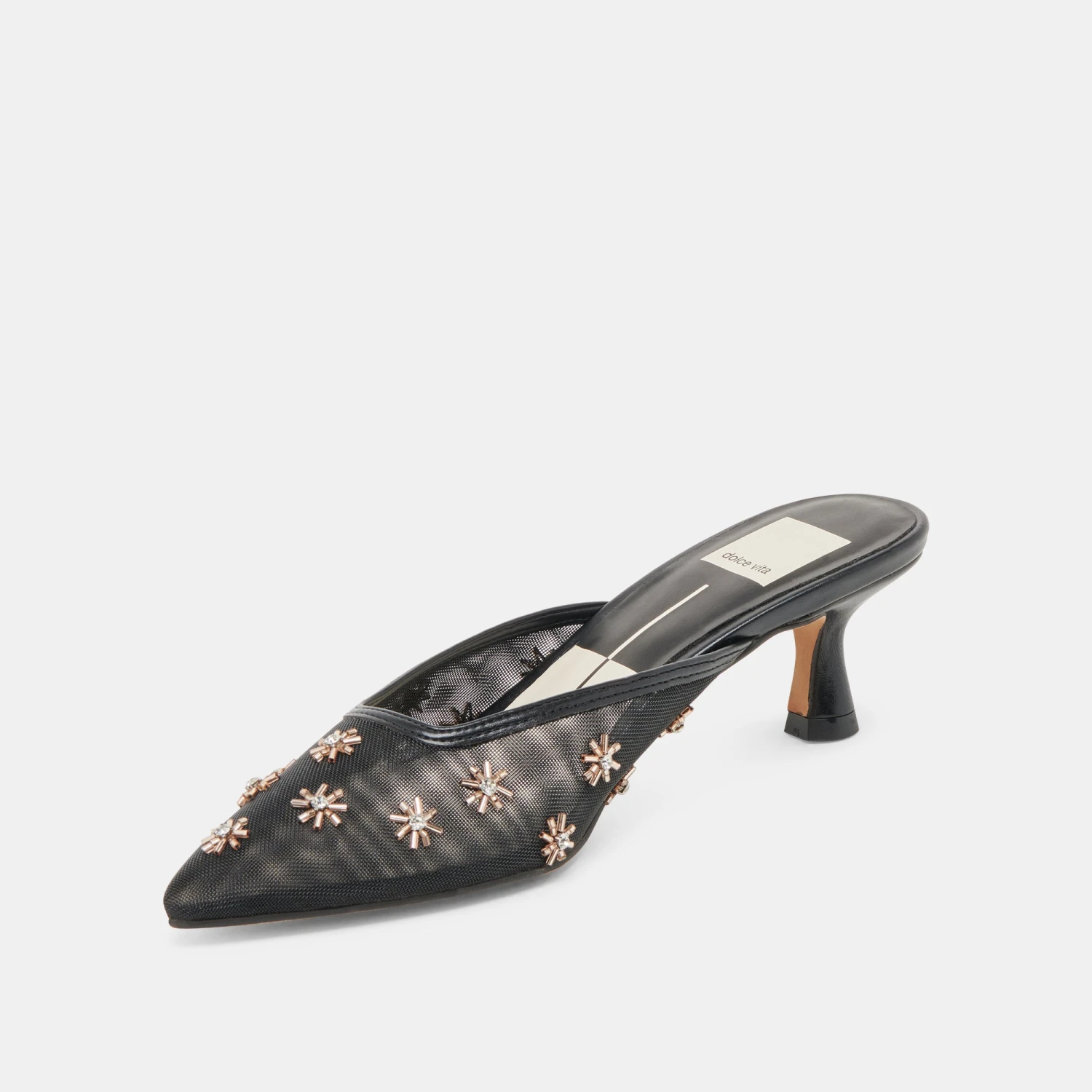 CLARA HEELS BLACK MESH(Clara Heels Black Mesh) 6 CLARA HEELS BLACK MESH(Clara Heels Black Mesh) - Image 6