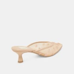 CLARA HEELS FRENCH VANILLA MESH(Clara Heels French Vanilla Mesh) -Dolce Vita Shop DOLCEVITA HEELS CLARA FRENCHVANILLAMESH 03