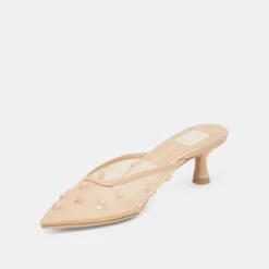 CLARA WIDE HEELS FRENCH VANILLA MESH(Clara Wide Heels French Vanilla Mesh) -Dolce Vita Shop DOLCEVITA HEELS CLARA FRENCHVANILLAMESH 08 eee81de9 b914 47d3 97af f49d692b1a22