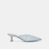 CLARA HEELS ICE BLUE MESH(Clara Heels Ice Blue Mesh)
