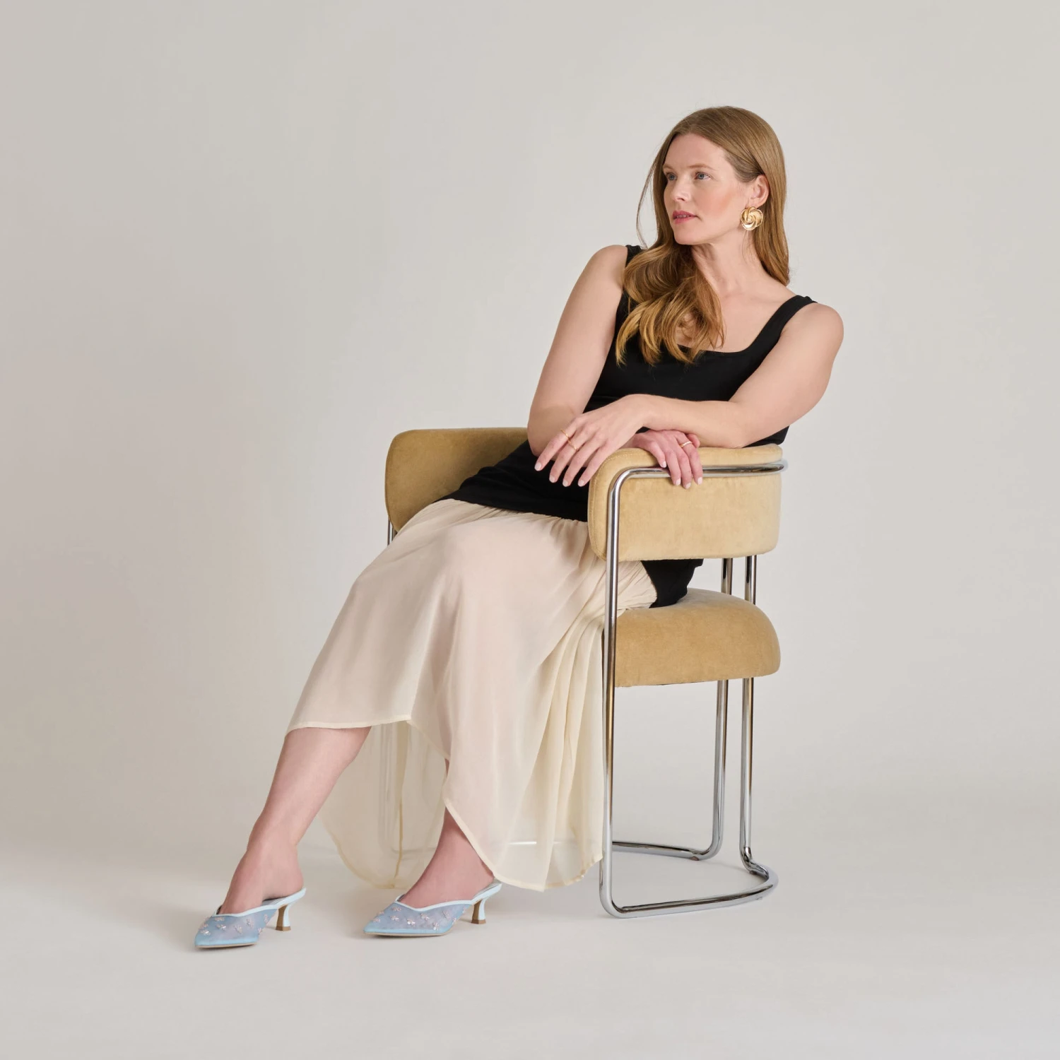 CLARA HEELS ICE BLUE MESH(Clara Heels Ice Blue Mesh) 4 CLARA HEELS ICE BLUE MESH(Clara Heels Ice Blue Mesh) - Image 4