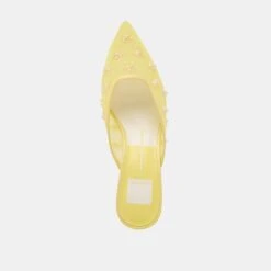 CLARA HEELS LEMON MESH(Clara Heels Lemon Mesh) -Dolce Vita Shop DOLCEVITA HEELS CLARA LEMONMESH 06