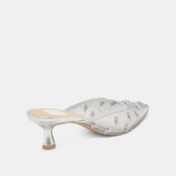 CLARA WIDE HEELS SILVER MESH(Clara Wide Heels Silver Mesh) -Dolce Vita Shop DOLCEVITA HEELS CLARA SILVERMESH 03 25d1fdf1 ddce 4197 8ef7 437743c548c8