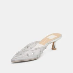 CLARA HEELS SILVER MESH(Clara Heels Silver Mesh) -Dolce Vita Shop DOLCEVITA HEELS CLARA SILVERMESH 08