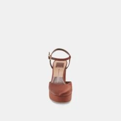 CLAUD HEELS CHOCOLATE SATIN(Claud Heels Chocolate Satin) -Dolce Vita Shop DOLCEVITA HEELS CLAUD CHOCOLATESATIN 04