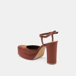 CLAUD HEELS CHOCOLATE SATIN(Claud Heels Chocolate Satin) -Dolce Vita Shop DOLCEVITA HEELS CLAUD CHOCOLATESATIN 09