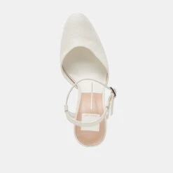 CLAUD HEELS WHITE SATIN(Claud Heels White Satin) -Dolce Vita Shop DOLCEVITA HEELS CLAUD WHITESATIN 06