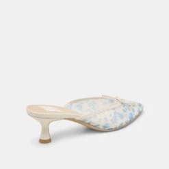 CLEO HEELS BLUE FLORAL MESH(Cleo Heels Blue Floral Mesh) -Dolce Vita Shop DOLCEVITA HEELS CLEO BLUEFLORALMESH 03