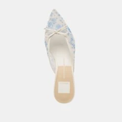 CLEO HEELS BLUE FLORAL MESH(Cleo Heels Blue Floral Mesh) -Dolce Vita Shop DOLCEVITA HEELS CLEO BLUEFLORALMESH 06