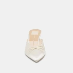 CLEO HEELS OFF WHITE SATIN(Cleo Heels Off White Satin) -Dolce Vita Shop DOLCEVITA HEELS CLEO OFFWHITESATIN 04