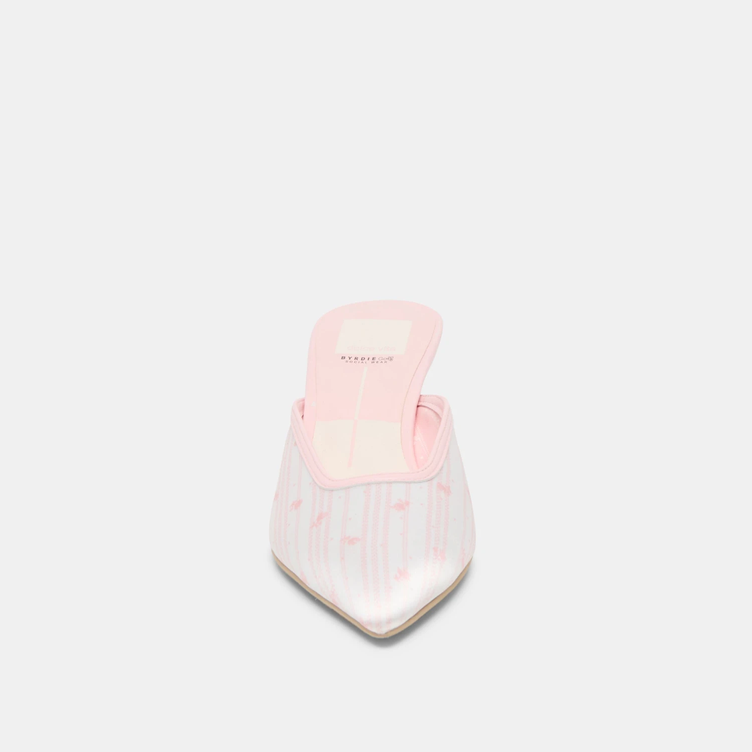 CLEO X BYRDIE GOLF WIDE HEELS PINK FLORAL SATIN(Cleo X Byrdie Golf Wide Heels Pink Floral Satin) 6 CLEO X BYRDIE GOLF WIDE HEELS PINK FLORAL SATIN(Cleo X Byrdie Golf Wide Heels Pink Floral Satin) - Image 6