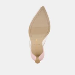 CLEO X BYRDIE GOLF HEELS PINK FLORAL SATIN(Cleo X Byrdie Golf Heels Pink Floral Satin) -Dolce Vita Shop DOLCEVITA HEELS CLEO PINKFLORALSATIN 07 4340e3cf da4b 4680 9a9e 4359e1a0afdd