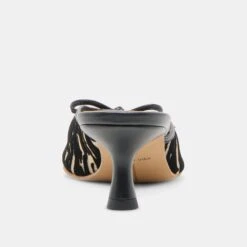 CLEO HEELS ZEBRA VELVET MESH(Cleo Heels Zebra Velvet Mesh) -Dolce Vita Shop DOLCEVITA HEELS CLEO ZEBRA VELVET MESH 05