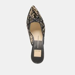 CLEO HEELS ZEBRA VELVET MESH(Cleo Heels Zebra Velvet Mesh) -Dolce Vita Shop DOLCEVITA HEELS CLEO ZEBRA VELVET MESH 06
