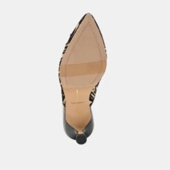 CLEO HEELS ZEBRA VELVET MESH(Cleo Heels Zebra Velvet Mesh) -Dolce Vita Shop DOLCEVITA HEELS CLEO ZEBRA VELVET MESH 07