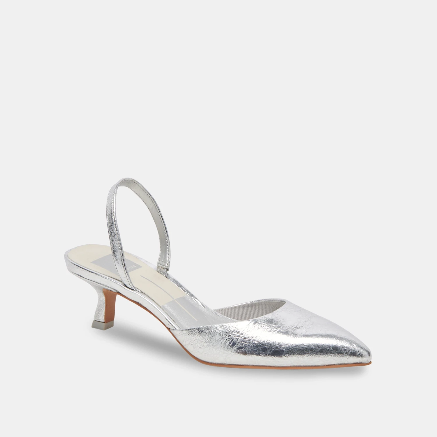 CORSA WIDE HEELS SILVER CRACKLED LEATHER(Corsa Wide Heels Silver Crackled Leather) 2 CORSA WIDE HEELS SILVER CRACKLED LEATHER(Corsa Wide Heels Silver Crackled Leather) - Image 2