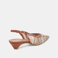 DAFNEY HEELS TAN MULTI WOVEN LEATHER(Dafney Heels Tan Multi Woven Leather) -Dolce Vita Shop DOLCEVITA HEELS DAFNEY TANMULTIWOVENLEATHER 03