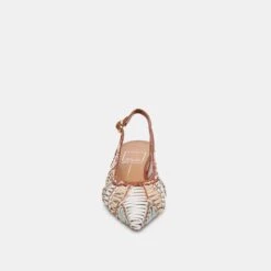 DAFNEY HEELS TAN MULTI WOVEN LEATHER(Dafney Heels Tan Multi Woven Leather) -Dolce Vita Shop DOLCEVITA HEELS DAFNEY TANMULTIWOVENLEATHER 04