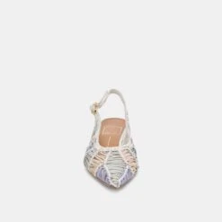 DAFNEY HEELS WHITE MULTI WOVEN LEATHER(Dafney Heels White Multi Woven Leather) -Dolce Vita Shop DOLCEVITA HEELS DAFNEY WHITEMULTIWOVENLEATHER 04