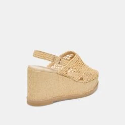 DEXLER WEDGES LT NATURAL WOVEN RAFFIA(Dexler Wedges Lt Natural Woven Raffia) -Dolce Vita Shop DOLCEVITA HEELS DEXLER LTNATURALWOVENRAFFIA 03