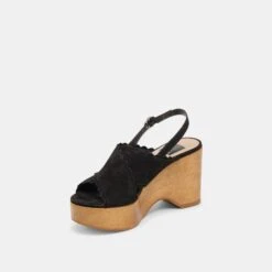 DILION WEDGES BLACK NUBUCK(Dilion Wedges Black Nubuck) 12 DILION WEDGES BLACK NUBUCK(Dilion Wedges Black Nubuck) -Dolce Vita Shop DOLCEVITA HEELS DILION BLACKNUBUCK 08