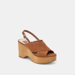 DILION WEDGES DARK SADDLE NUBUCK(Dilion Wedges Dark Saddle Nubuck) -Dolce Vita Shop DOLCEVITA HEELS DILION DARKSADDLENUBUCK 01
