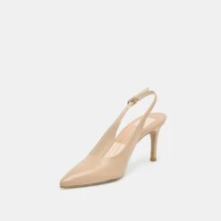 ELASI HEELS BEIGE CRINKLE PATENT(Elasi Heels Beige Crinkle Patent) -Dolce Vita Shop DOLCEVITA HEELS ELASI BEIGE CRINKLE PATENT 09