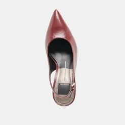 ELASI HEELS OXBLOOD CRINKLE PATENT(Elasi Heels Oxblood Crinkle Patent) -Dolce Vita Shop DOLCEVITA HEELS ELASI OXBLOOD CRINKLE PATENT 06