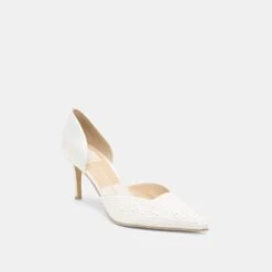 ELOY PEARL HEELS TRUE WHITE SATIN(Eloy Pearl Heels True White Satin) -Dolce Vita Shop DOLCEVITA HEELS ELOYPEARL TRUEWHITESATIN 01