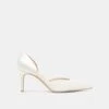 ELOY PEARL HEELS TRUE WHITE SATIN(Eloy Pearl Heels True White Satin)