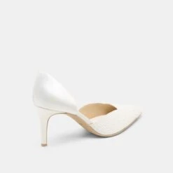 ELOY PEARL HEELS TRUE WHITE SATIN(Eloy Pearl Heels True White Satin) -Dolce Vita Shop DOLCEVITA HEELS ELOYPEARL TRUEWHITESATIN 03