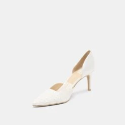 ELOY PEARL HEELS TRUE WHITE SATIN(Eloy Pearl Heels True White Satin) -Dolce Vita Shop DOLCEVITA HEELS ELOYPEARL TRUEWHITESATIN 08