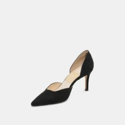 ELOY HEELS ONYX SUEDE(Eloy Heels Onyx Suede) -Dolce Vita Shop DOLCEVITA HEELS ELOY ONYXSUEDE 08