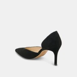 ELOY HEELS ONYX SUEDE(Eloy Heels Onyx Suede) -Dolce Vita Shop DOLCEVITA HEELS ELOY ONYXSUEDE 09
