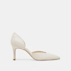 ELOY HEELS WHITE LEATHER(Eloy Heels White Leather)