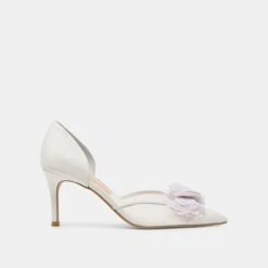 EVELIN HEELS WHITE MESH(Evelin Heels White Mesh)